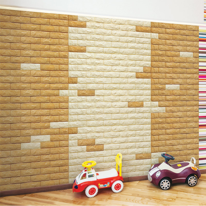 peel stick 3d tile environmental pe wall brick 10 sheets 48 4 sq ft peel and stick sheets