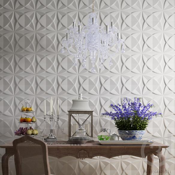 A21025 - Three D Wall Tiles 3D Wall Panels Plant Fiber Material(set of 33) 3 m² or 32 Sq.Ft