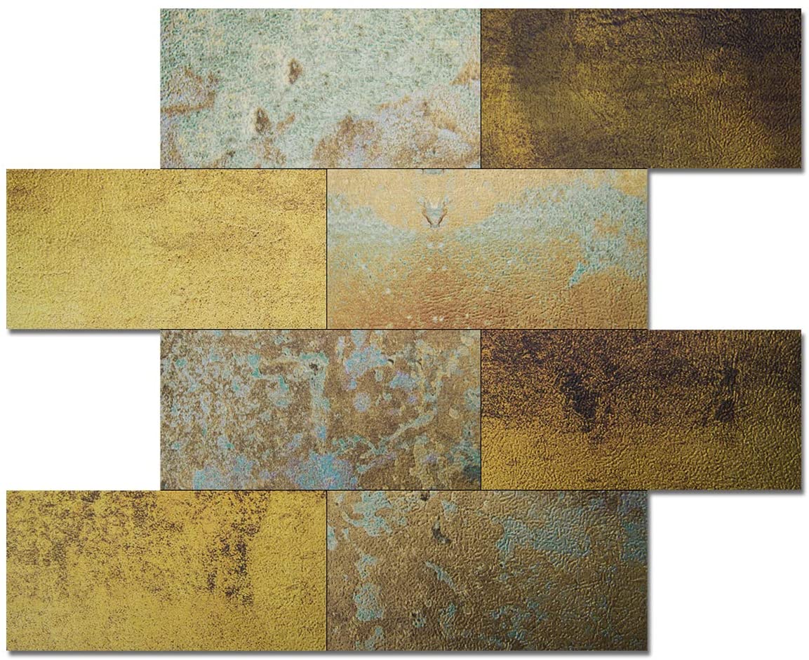 A16621-Art3d Peel and Stick Backsplash Tile Subway in Antique Copper, 10-Pack 15