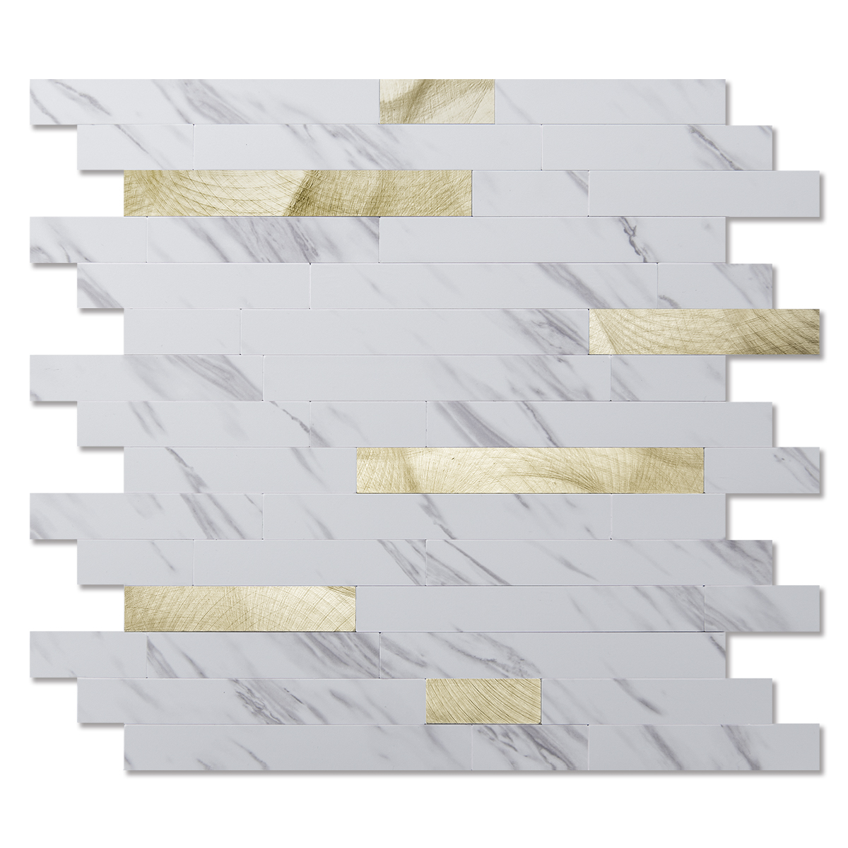 White Slate with Gold Studded