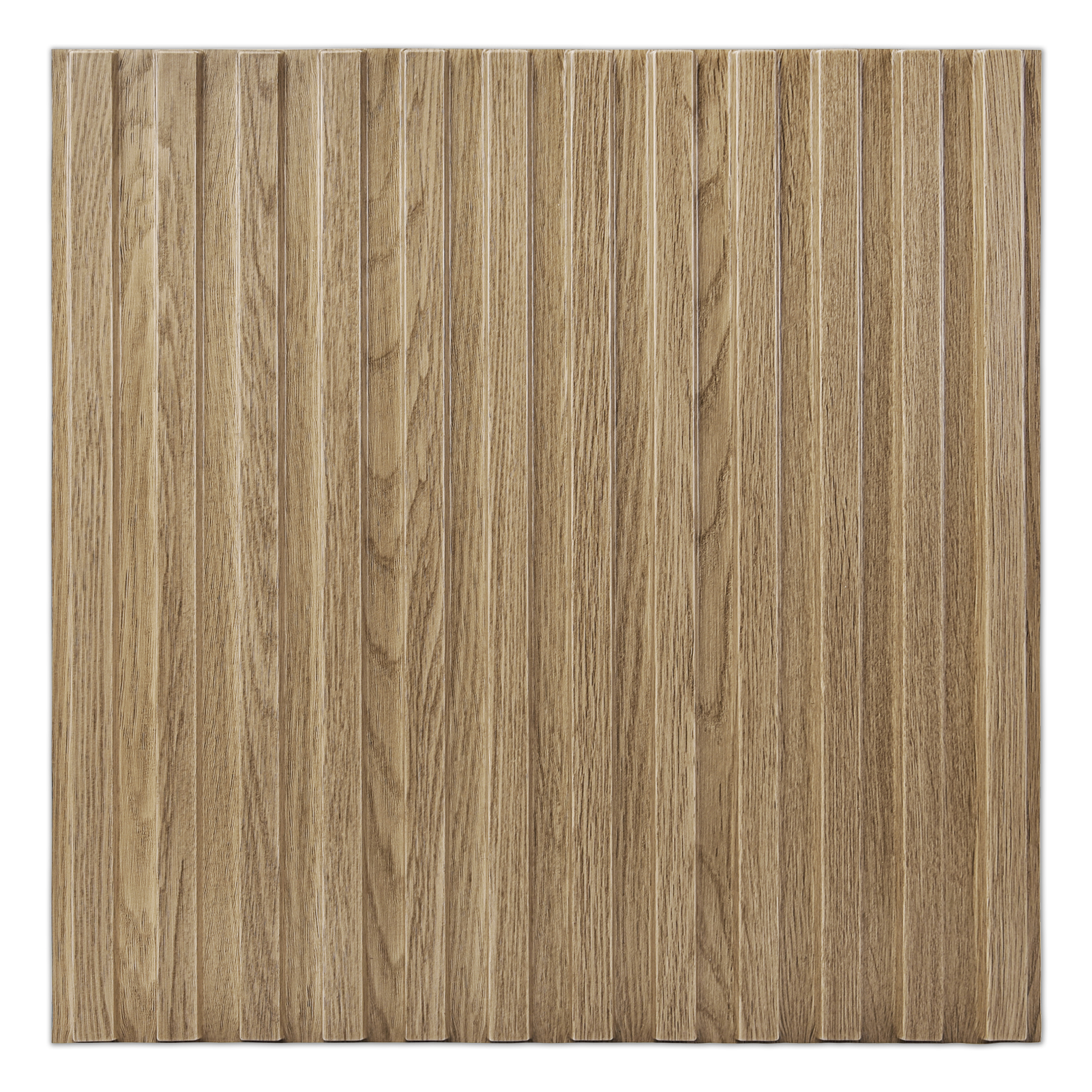 A10064WL-Art3d Slat Wall Panel, 3D Fluted Textured Panel 12-Tile 19.7 x 19.7in.