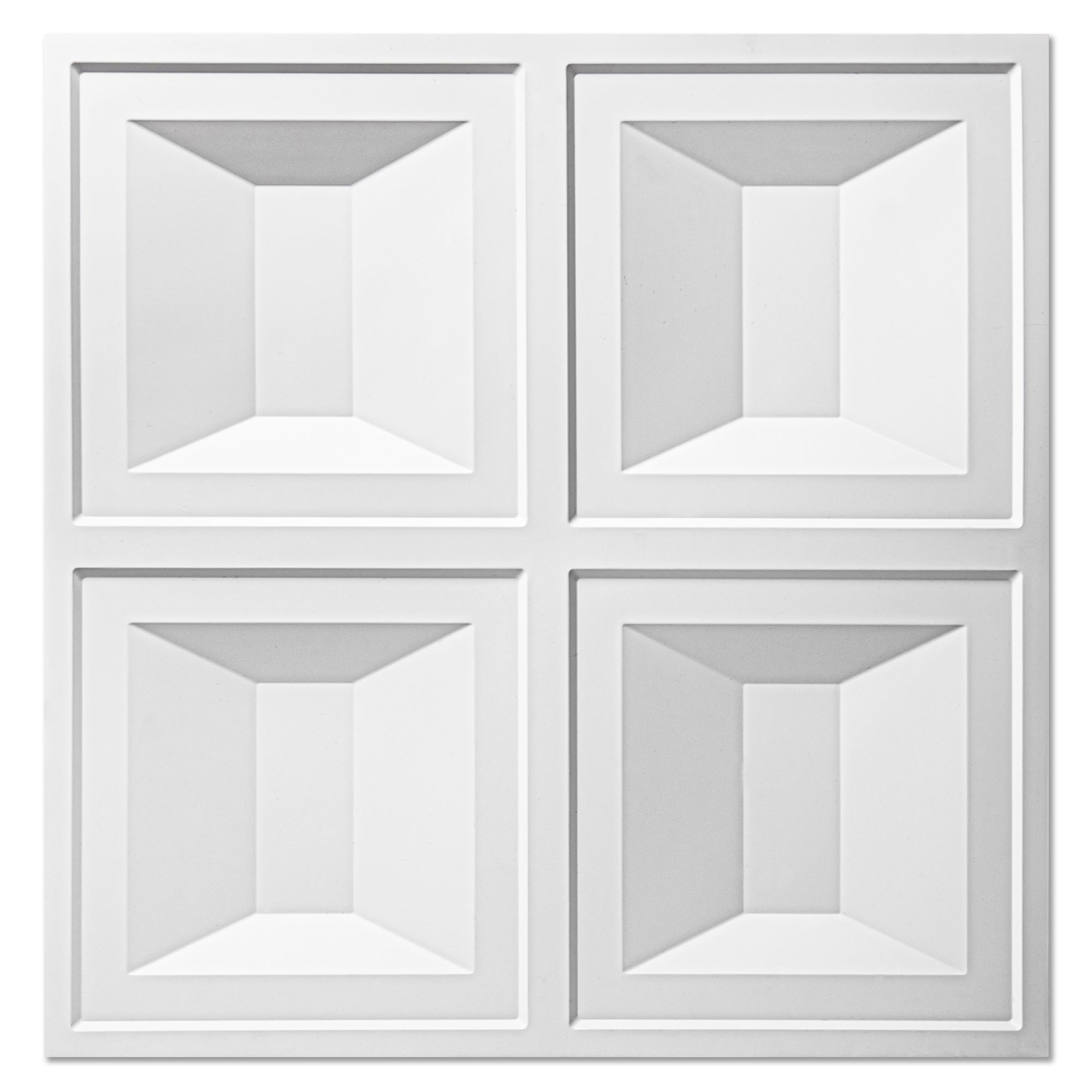 A10919-Art3d Drop Ceiling Tiles 24x24,PVC Decorative Panels,12 Pcs