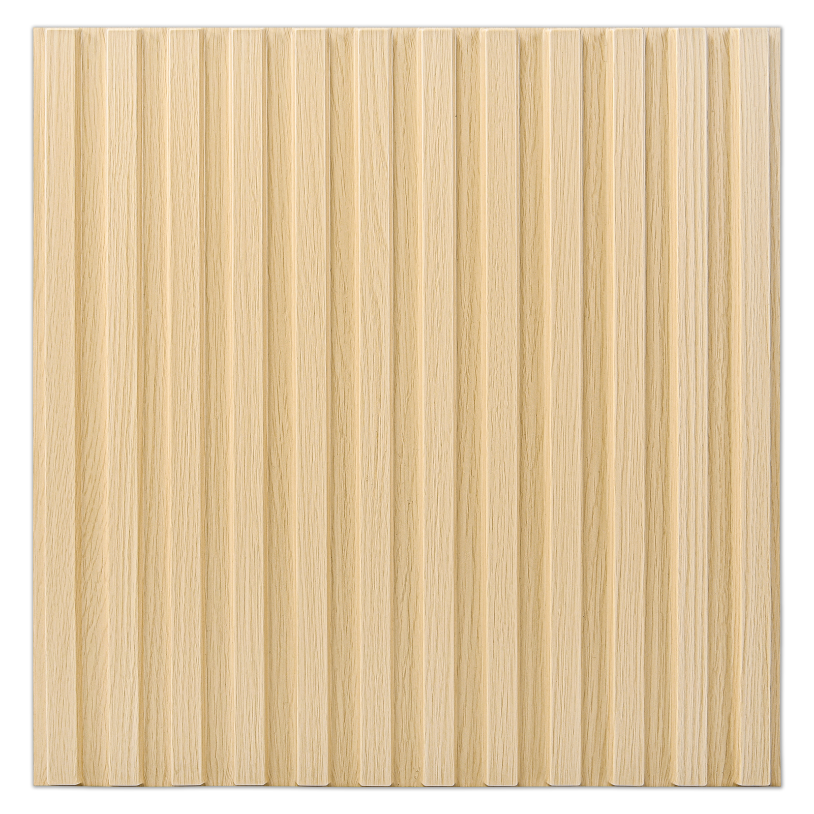 A10064OK-Art3d Slat Wall Panel, 3D Fluted Textured Panel 12-Tile 19.7 x 19.7in.