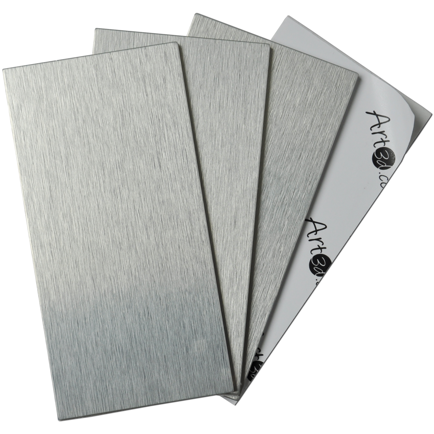 A16021P32 - 32-Pcs Peel and Stick Kitchen Backsplash, Adhesive Metal Tiles for Wall, 3