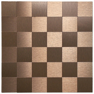 A16112 - Peel and Stick Metal Backsplash Tile, 12
