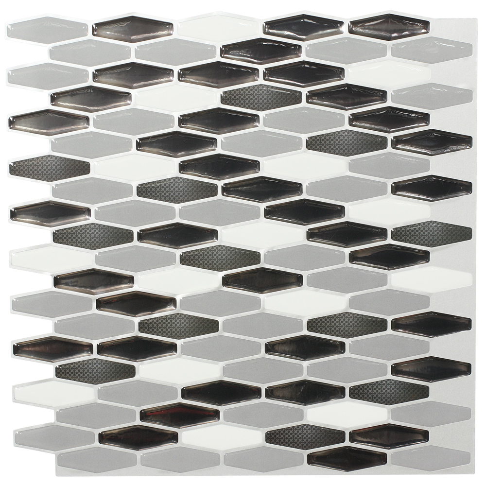 A17017 - Diamond Wall Tile Peel and Stick Backsplash