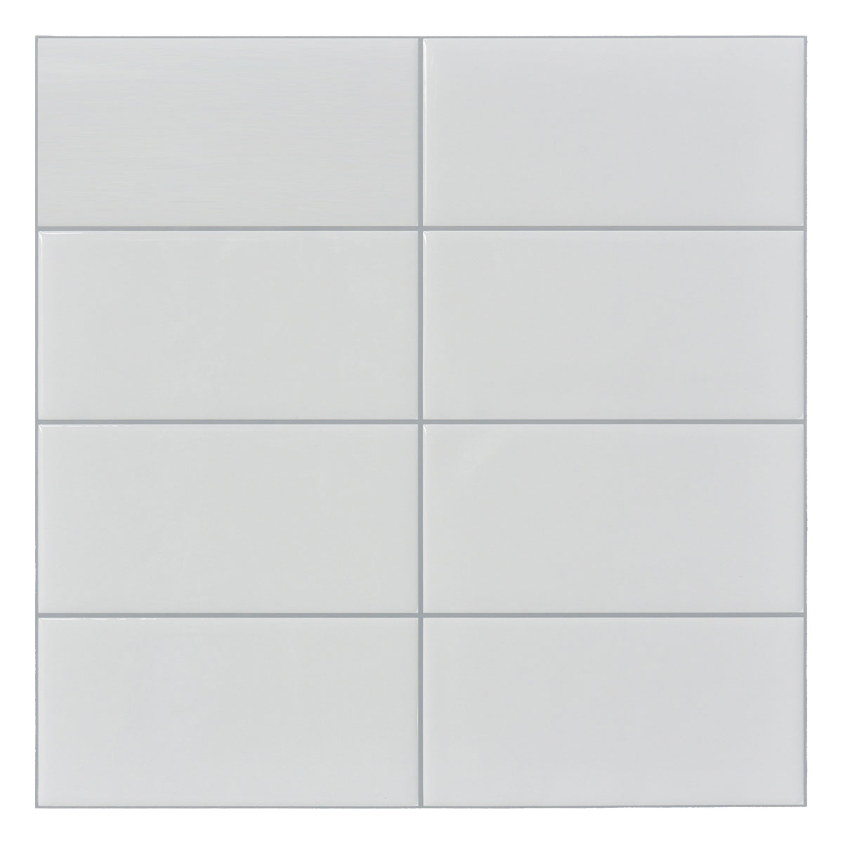 10 Sheets Peel and Stick Tile Backsplash for Kitchen in White Subway Self-Adhesive Stickers