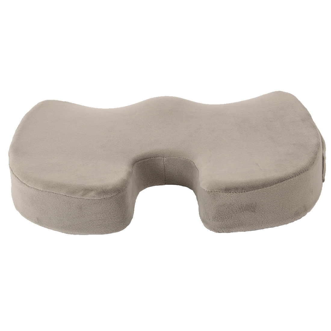 Gray Premium Orthopedic Memory Foam Seat Cushion Coccyx Tailbone Pain - Sciatica Back Pain Relief - Office Chair Wheelchair Car