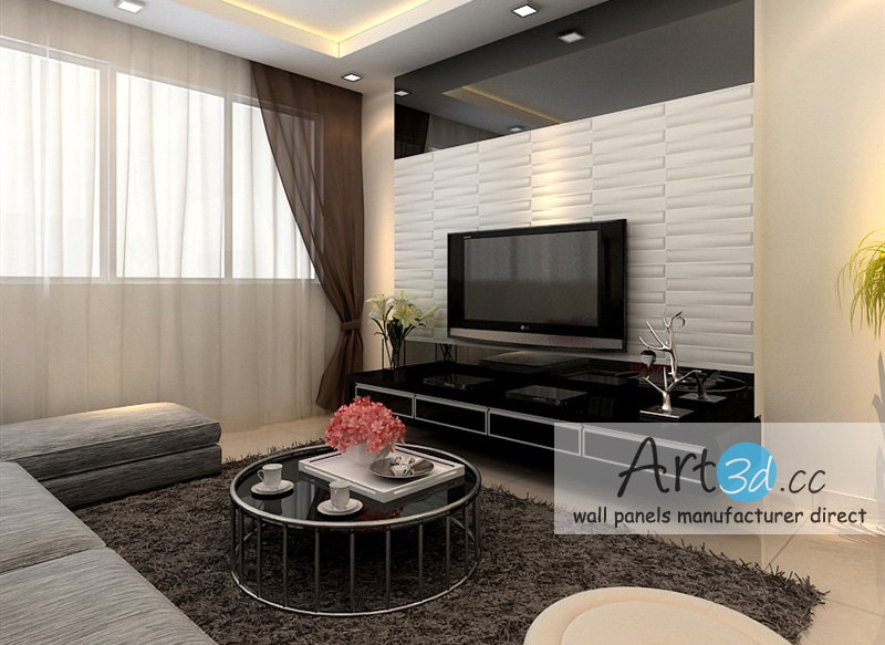 Interior Wall Design Ideas - Living Room 3D Wall Panels