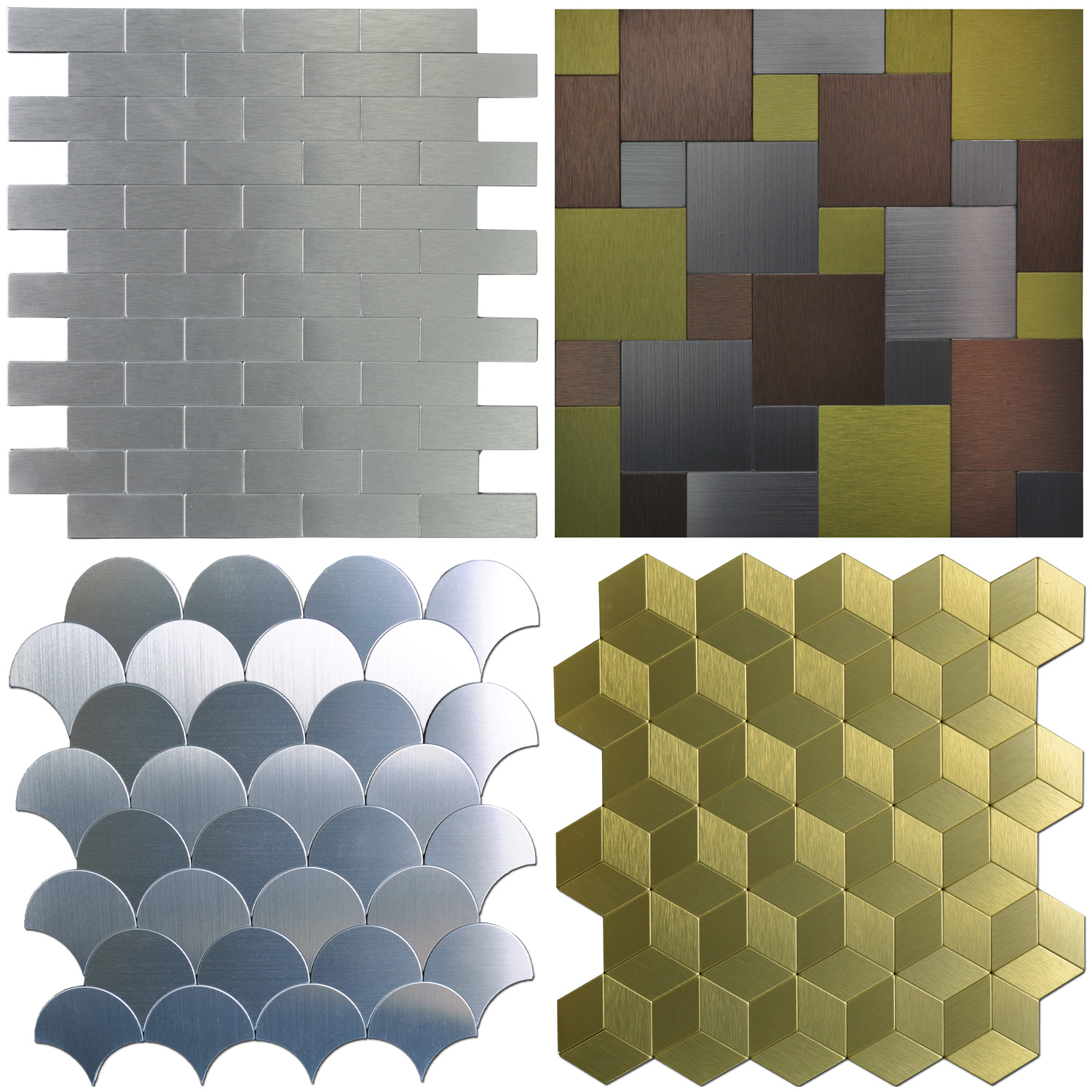 A16901 - Peel & Stick Metal Tiles Sample