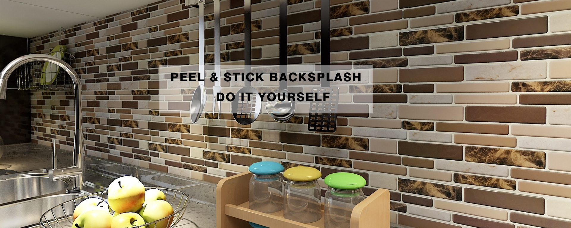Peel and Stick Backsplash Tile