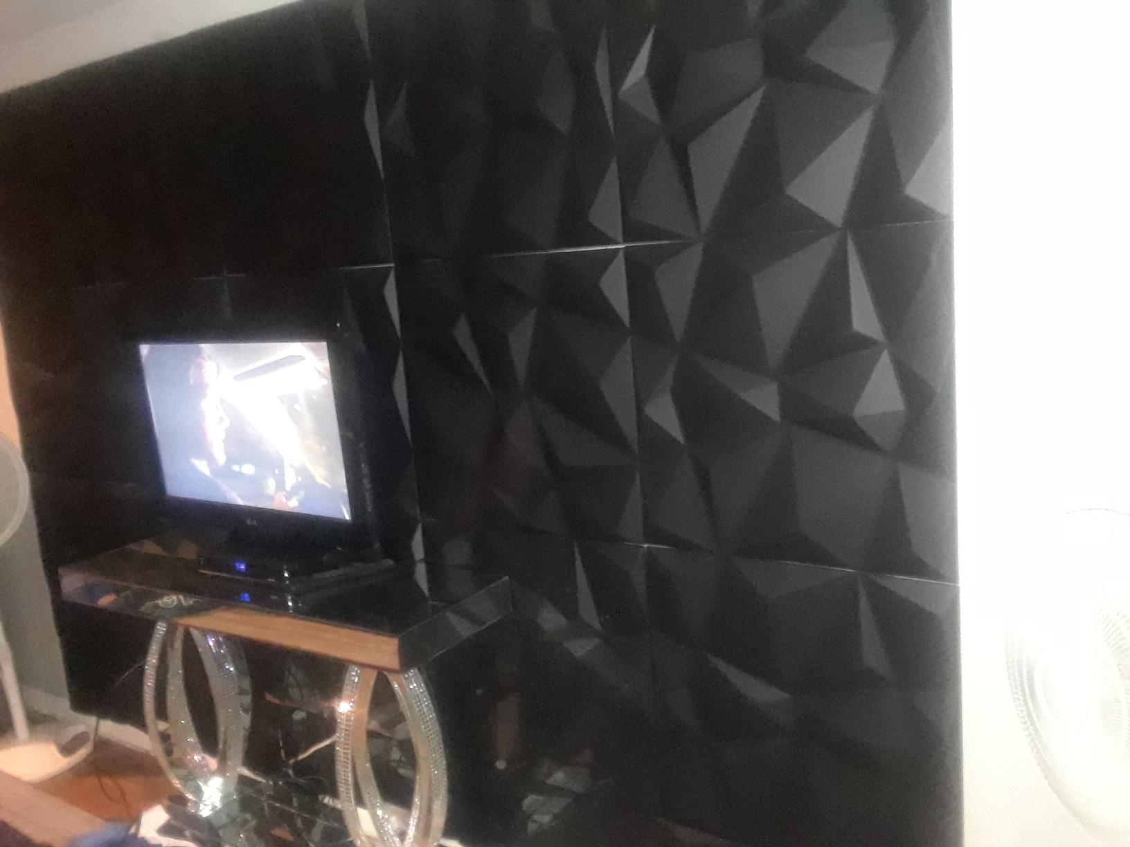 Art3d PVC 3D Diamond Wall Panel Jagged Matching-Matt White, for Residential and Commercial Interior Decor A10047