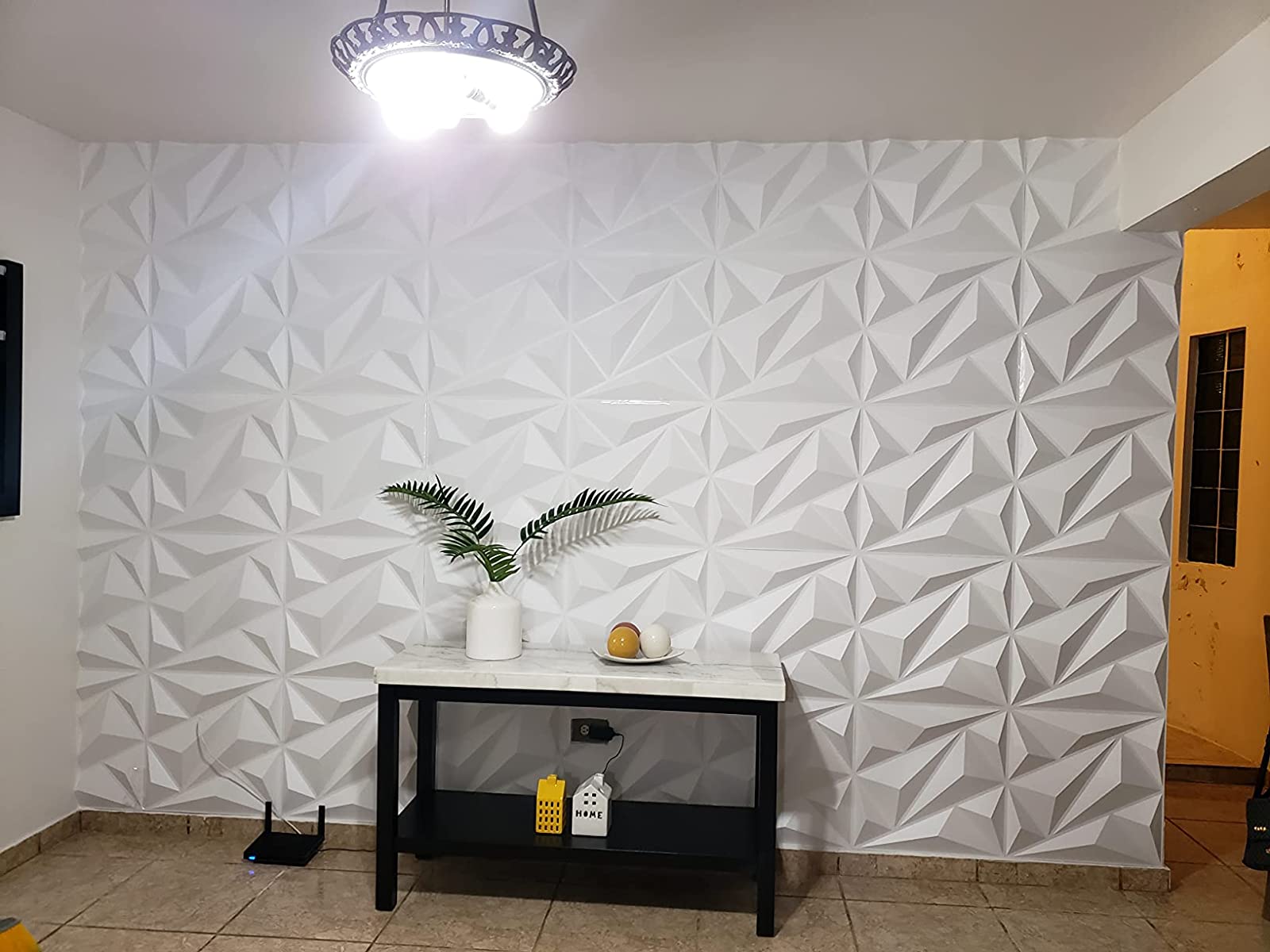 Art3d PVC 3D Diamond Wall Panel Jagged Matching for Residential Interior  Decor