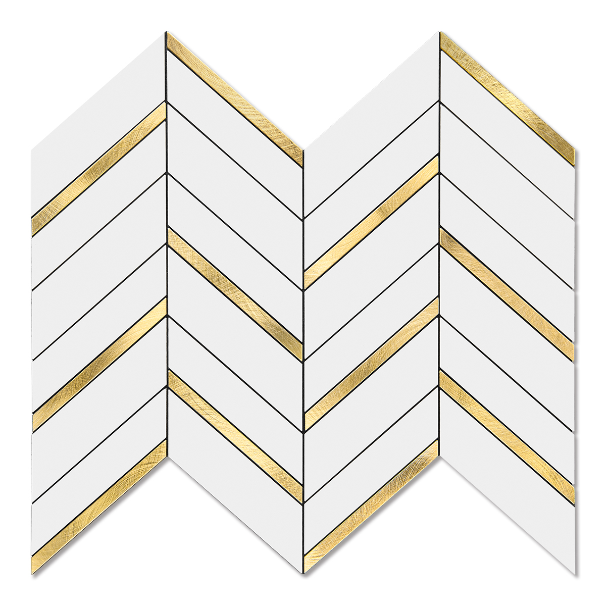 A16708P10-Art3d 10-Sheet Herringbone Peel and Stick Backsplash, Self  Adhesive Marble Tiles Stick on Wall Tiles for Kitchen, Bathroom(White Mixed  Gold Metal)