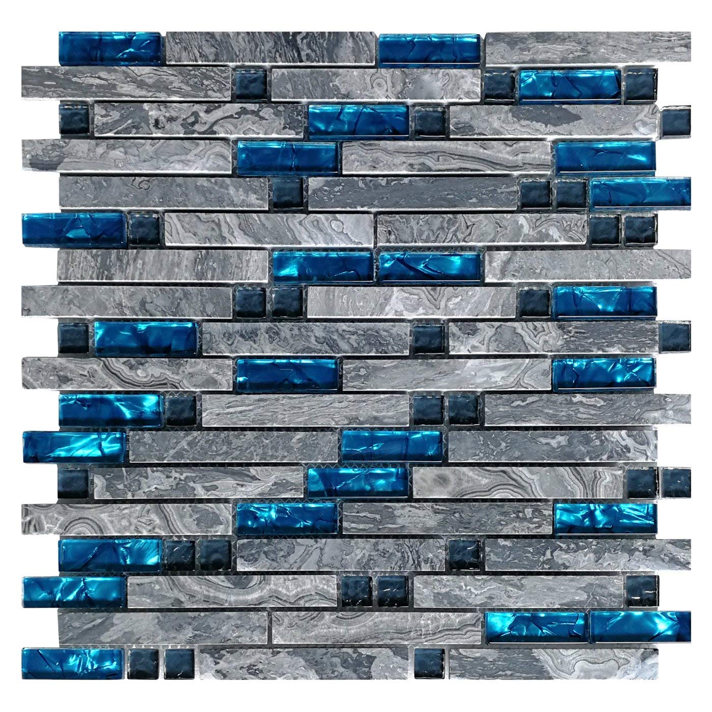 Art3d Decorative Glass Tile Geniune Shell And Conch Mosaic Tile For Kitchen Backsplashes 5 Pack