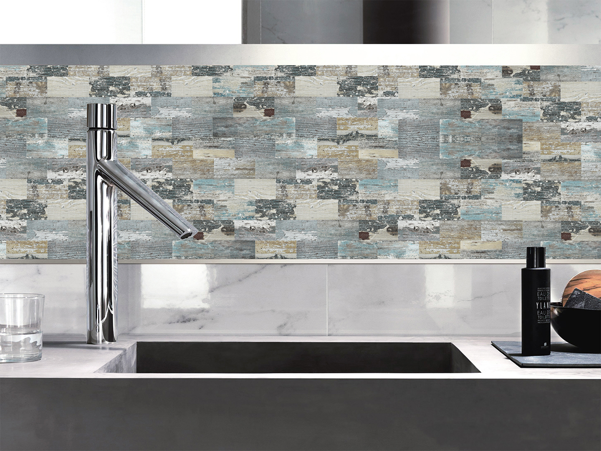 Art3d Peel and Stick Backsplash Tiles for Kitchen in Grey Marble