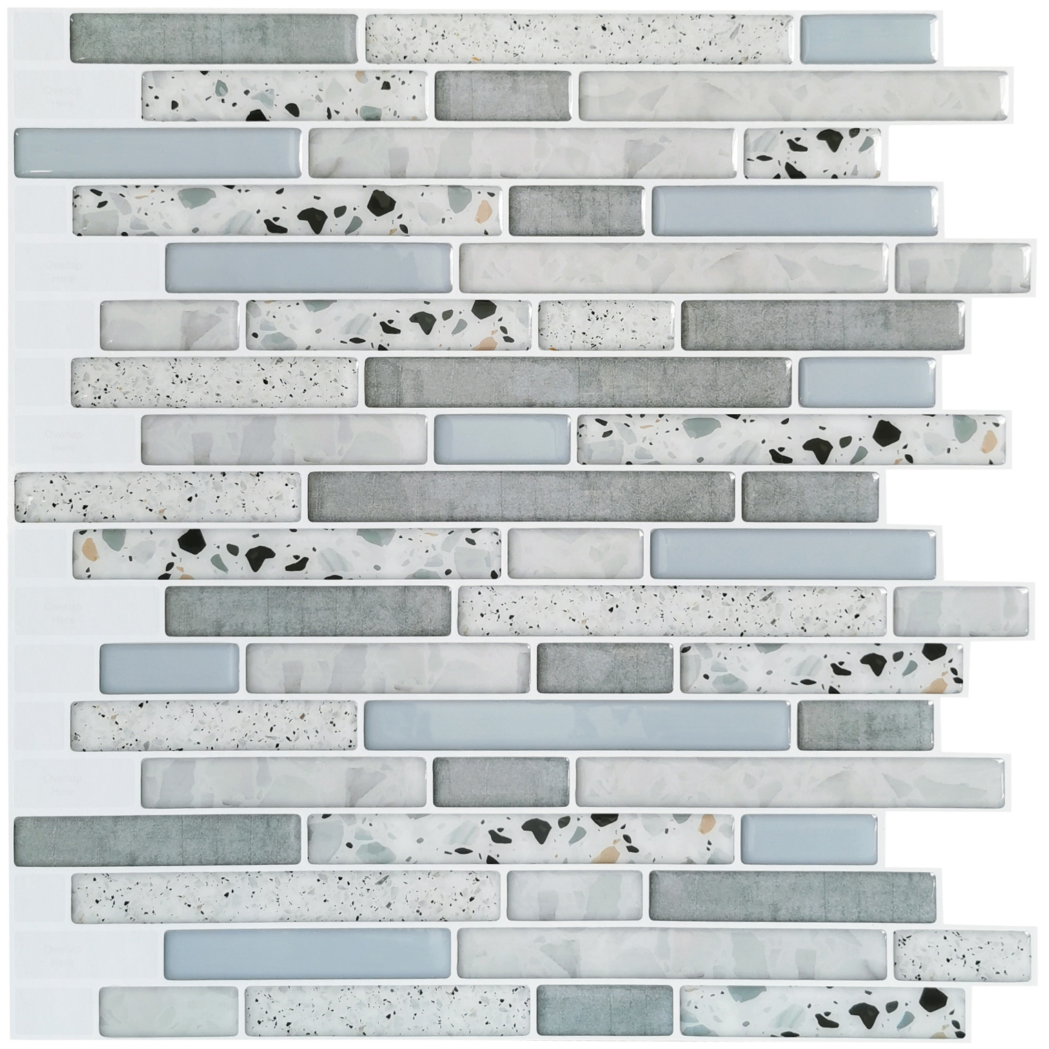 Art3d Kitchen Backsplash Tile Peel and Stick Subway Backsplash, 12x12