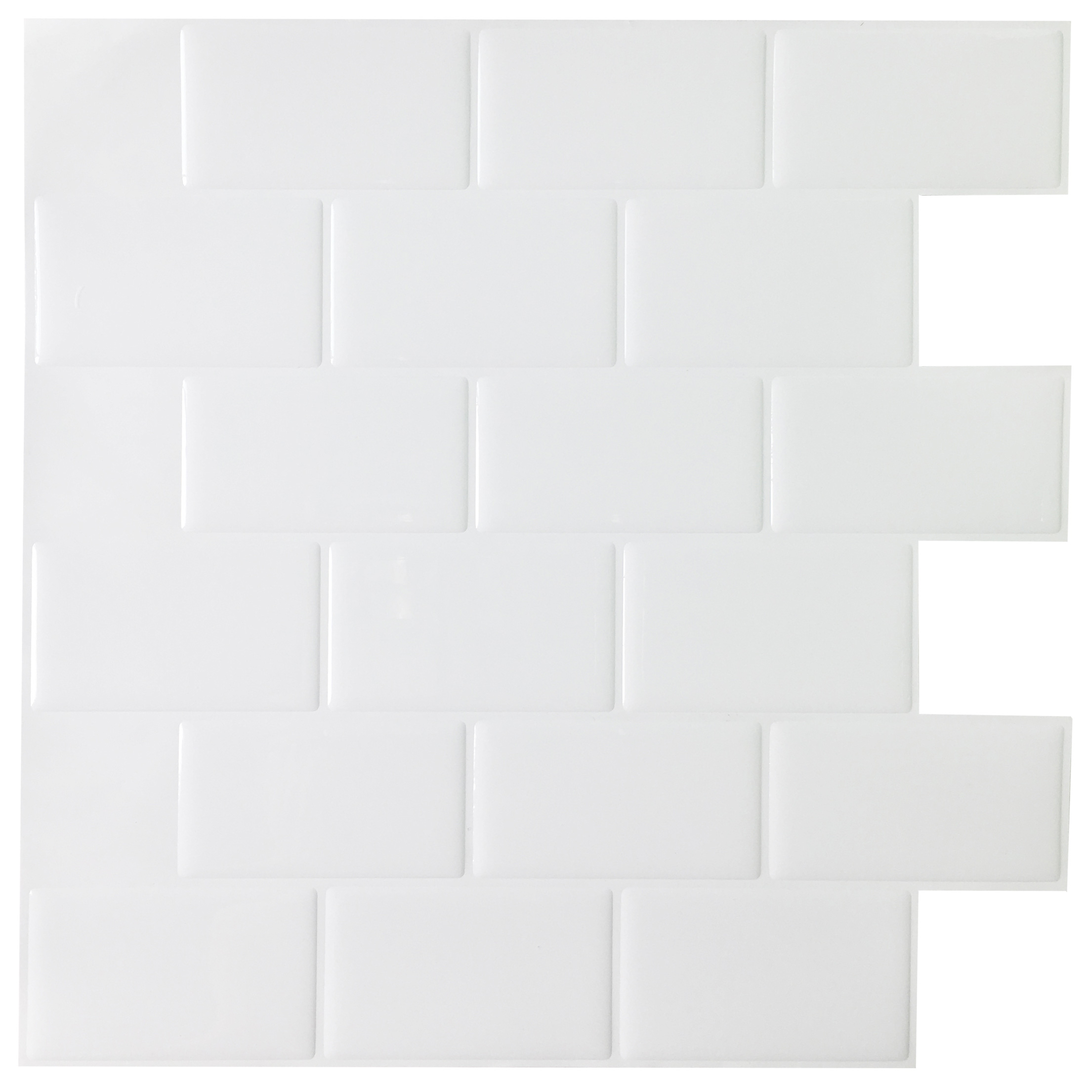 Kitchen Backsplash Tile L And Stick Subway 12 X12