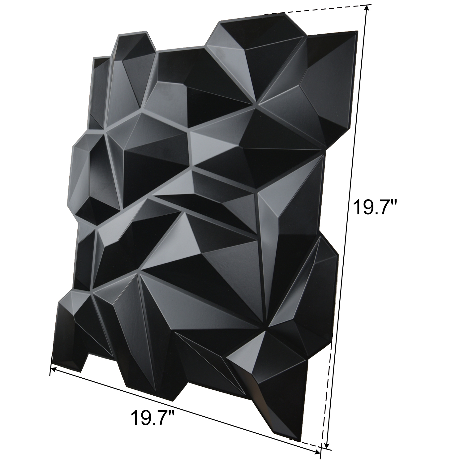 Art3d PVC 3D Diamond Wall Panel Jagged Matching for Residential Interior  Decor