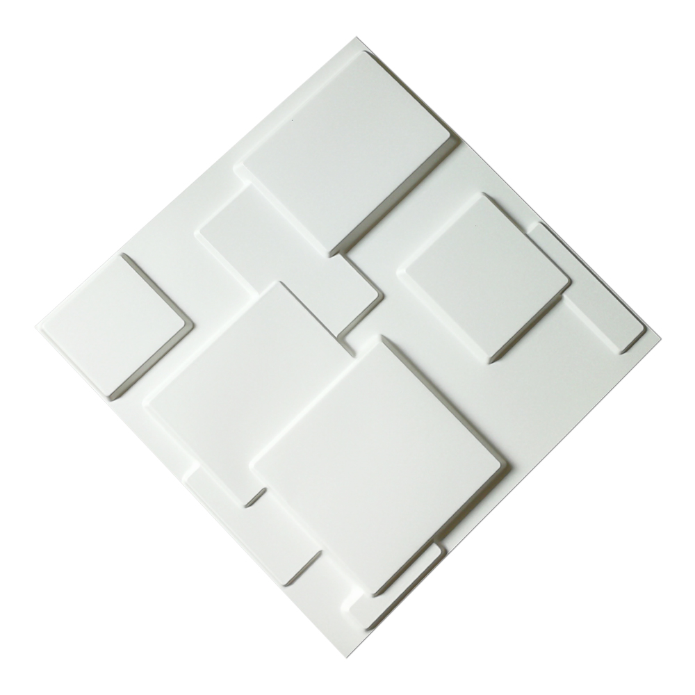 Art3d Decorative Tiles 3D Wall Panels for Modern Wall Decor, White, 12  Panels 32 Sq Ft