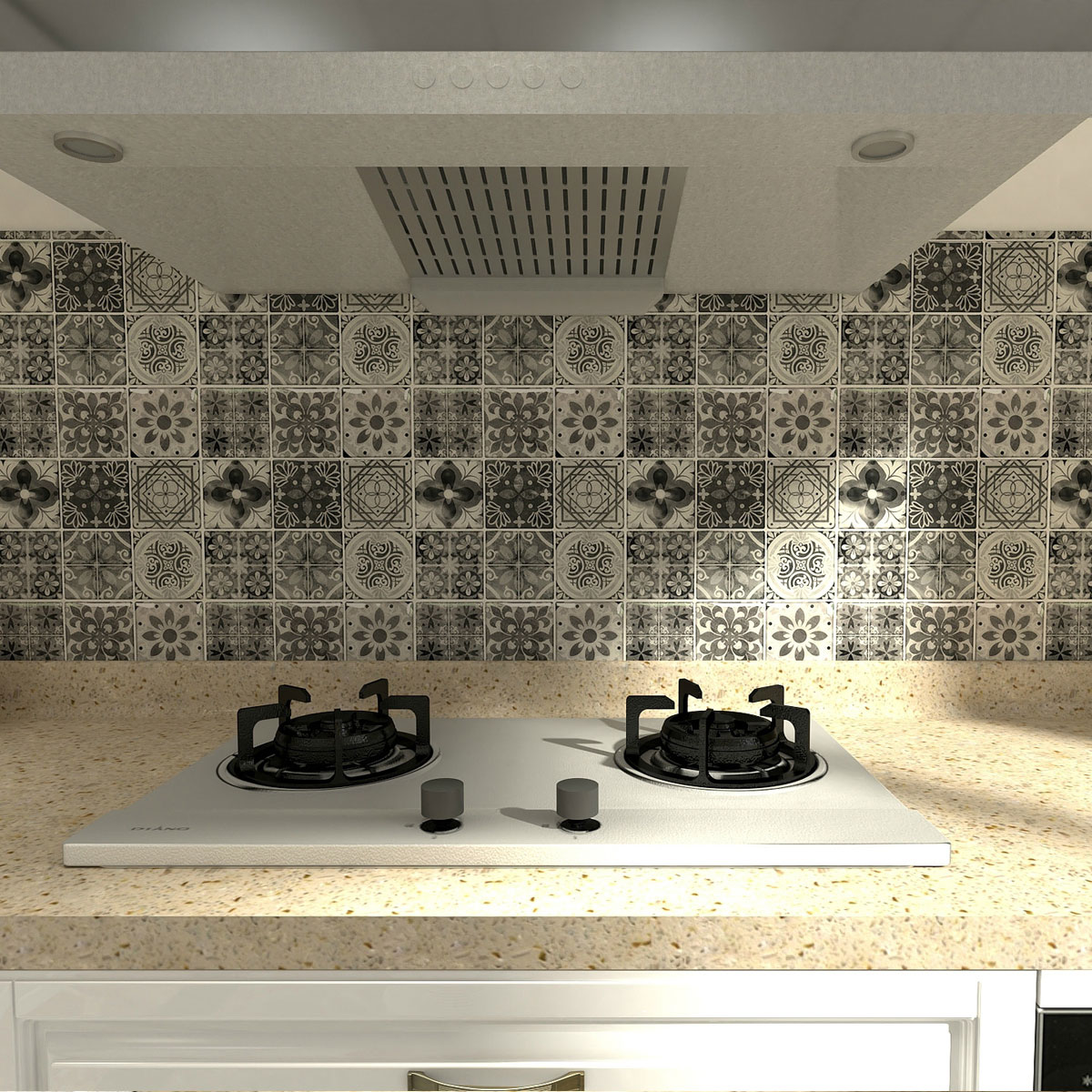 Kitchen Gray Talavera Mexican Tile, Mexican Talavera Tile Backsplash