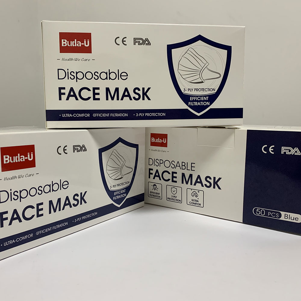 [50 PCS] Disposable Face Masks 3Layer Filter Mask, Nonmedical
