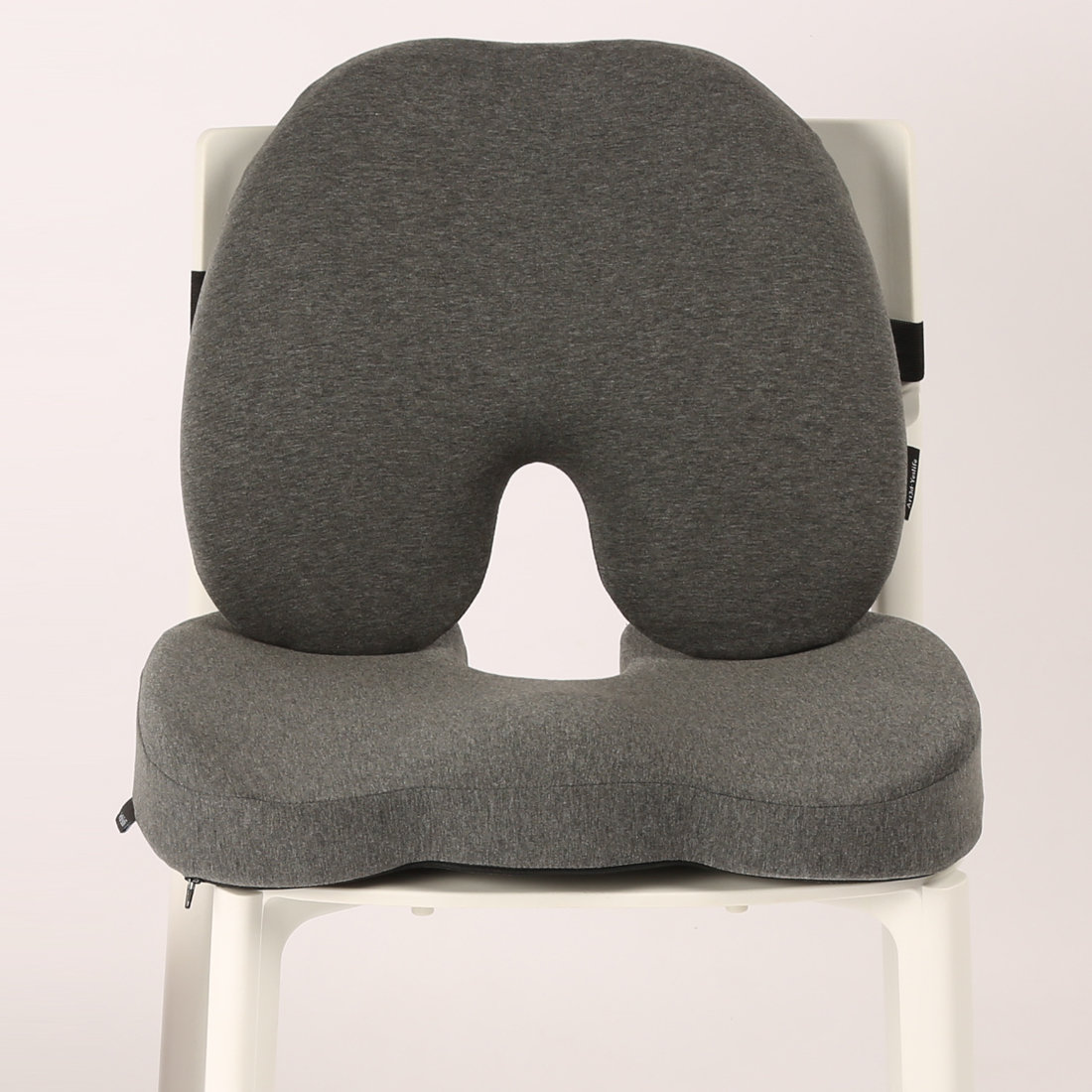Premium Memory Foam Lumbar Support Pillow and Seat Cushion Coccyx