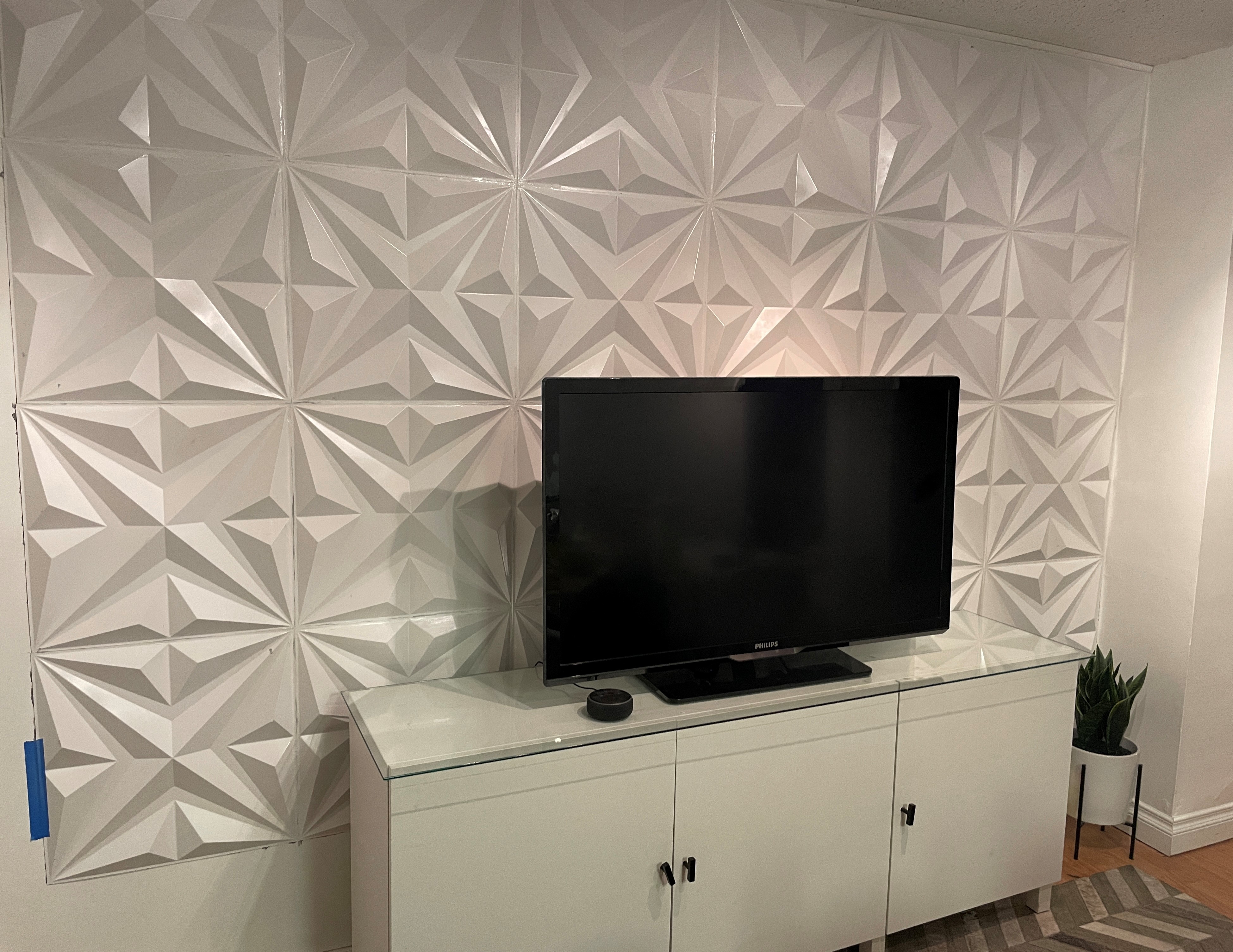 Pack of 12 Star Textured Wall Panels 3D Textured Wall Tiles 32.29 Sq.Ft ...