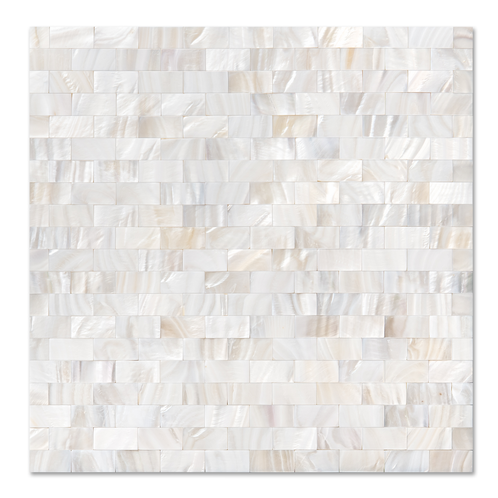 A18202 - 6-Pack Mother of Pearl Shell Tile for Kitchen Backsplashes / Shower Wall, 12