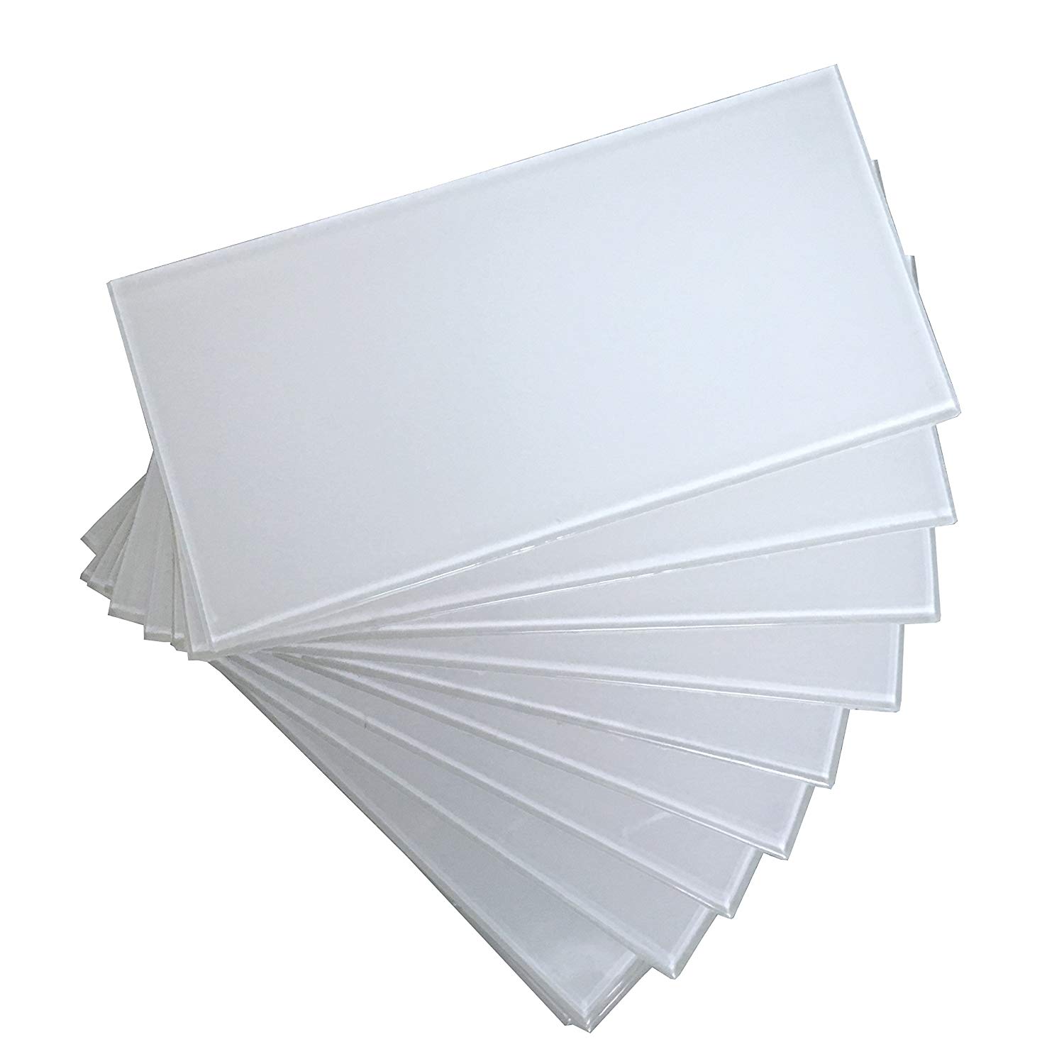 A16321 - 40-Piece Peel and Stick Backsplash Glass Tile for Kitchen or Bathroom, 3