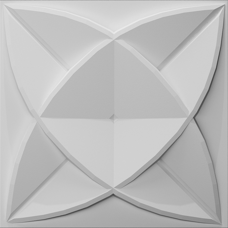 A21025 - Three D Wall Tiles 3D Wall Panels Plant Fiber Material(set of 33) 3 m² or 32 Sq.Ft