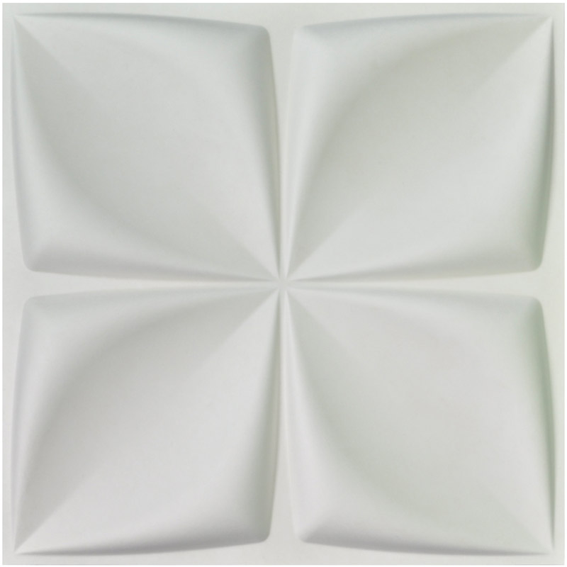 A21030 - Decorative 3D Wall Panels Cornus Angustata Design, 12 Tiles 32 SF