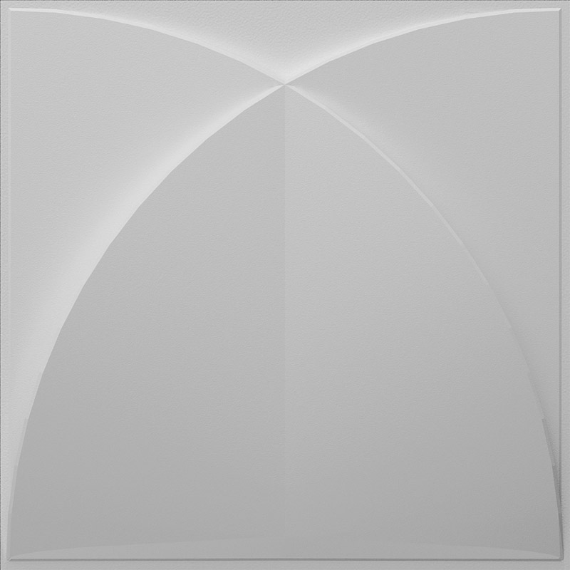 A21029 - 3d wall Panels Plant Fiber Material (set of 33) 3 m² or 32 Sq.Ft