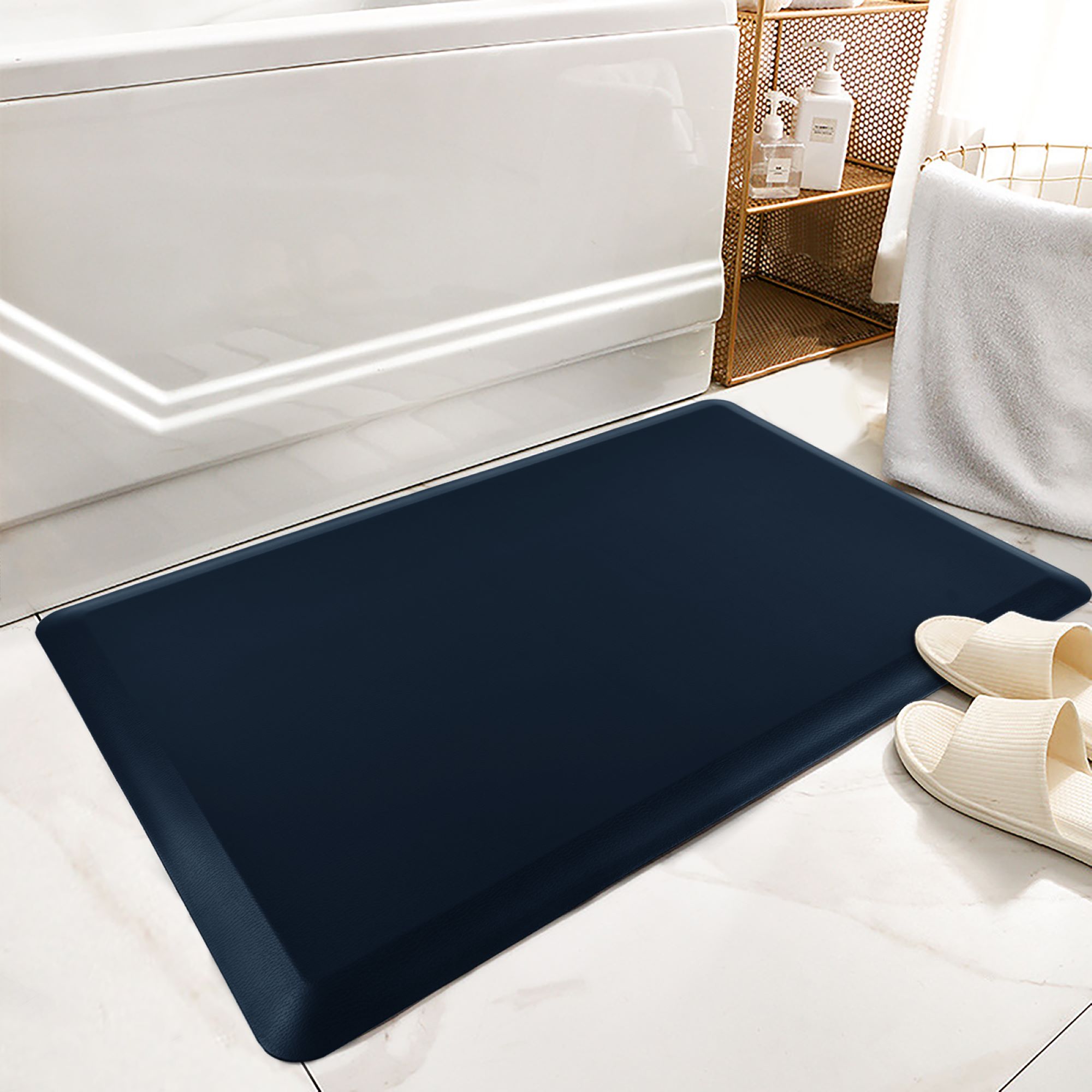 Kitchen Mat Cushioned Anti Fatigue Rug 17.3x28 Waterproof, Non