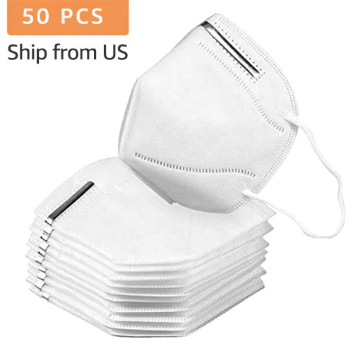 [50 PCS] KN95 Face Mask for Respiratory Protection