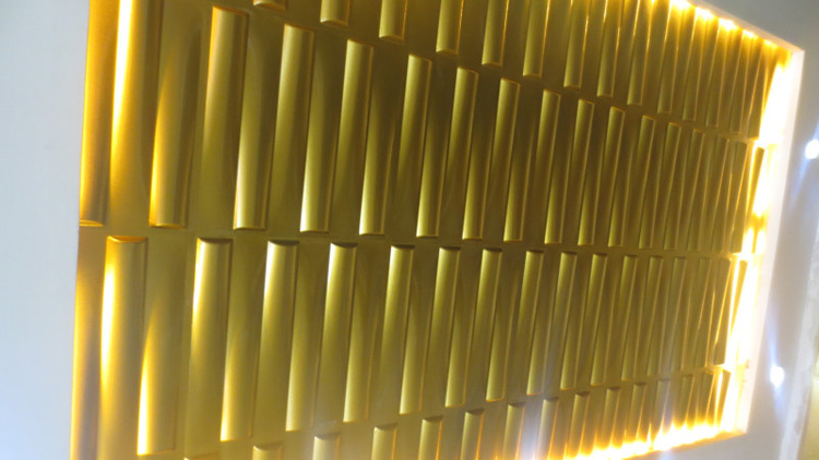3D PVC Wall Cladding for Hang Ceiling