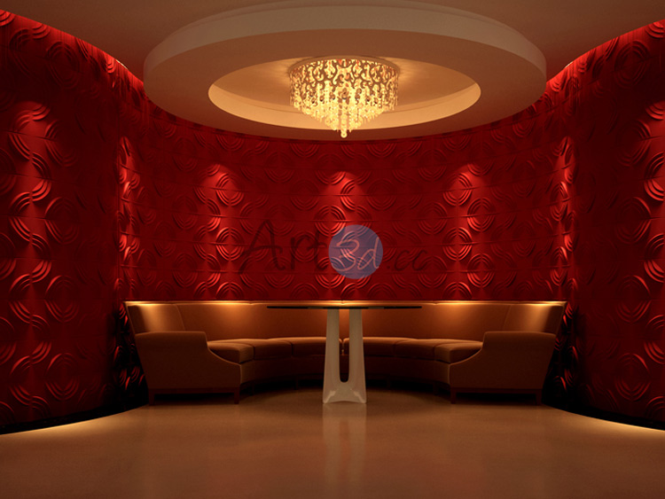 Business Decoration with 3D Textured Wall Art