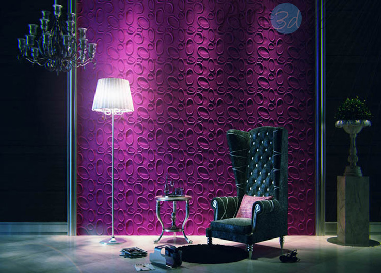 Embossed 3D Wall Panels Interior Wall Coverings Material 1 box