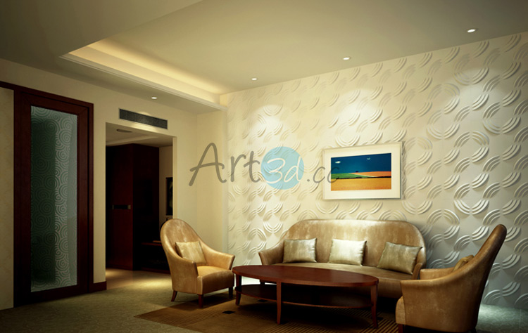 Resident decoration with 3D Textured Wall Art