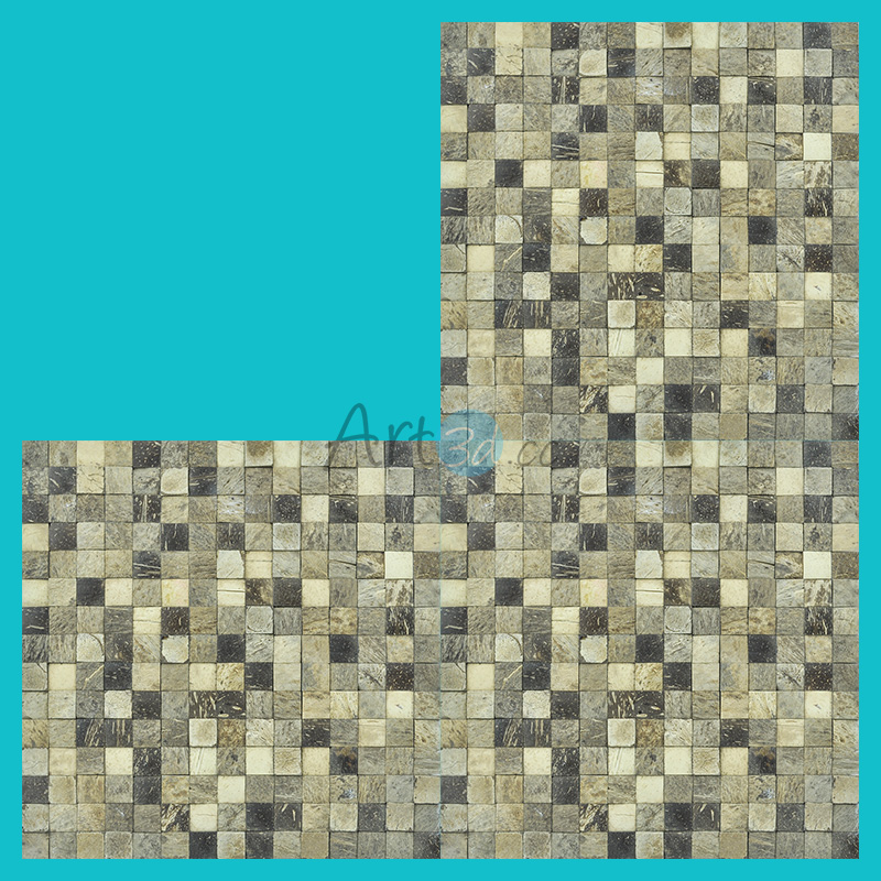 Coconut Shell Mosaic