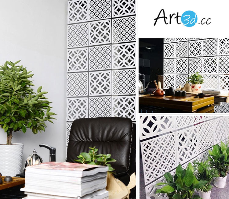 grille wall art decoration