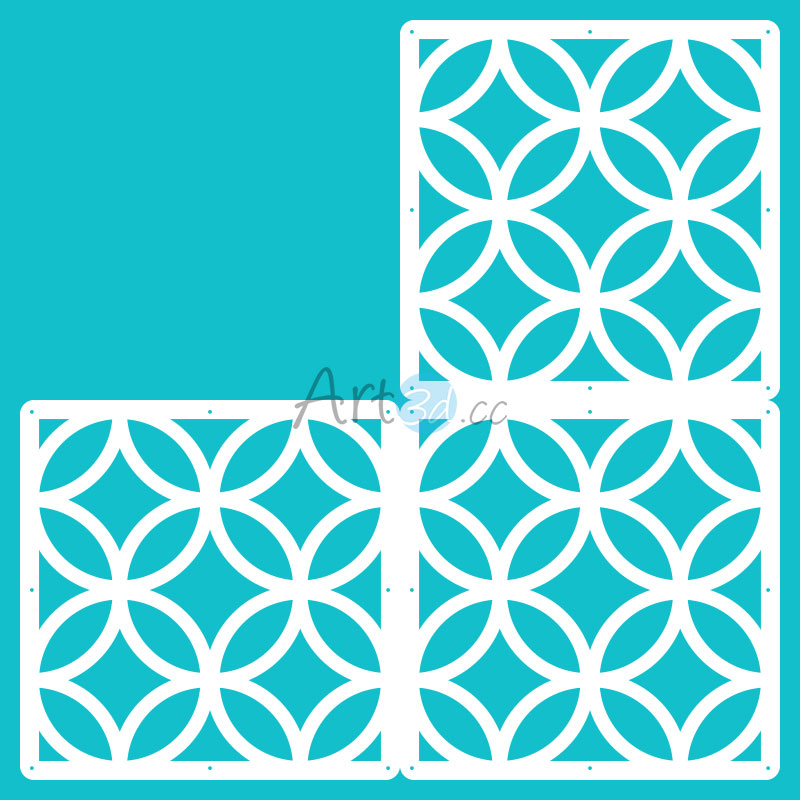 Grille Wall Panel Partition Decorative Hang 1 Box 29 Sq Ft