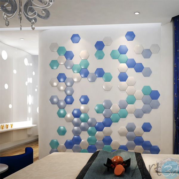 3D Leather Mosaic Tile, Premium Quality Faux Leather Tiles
