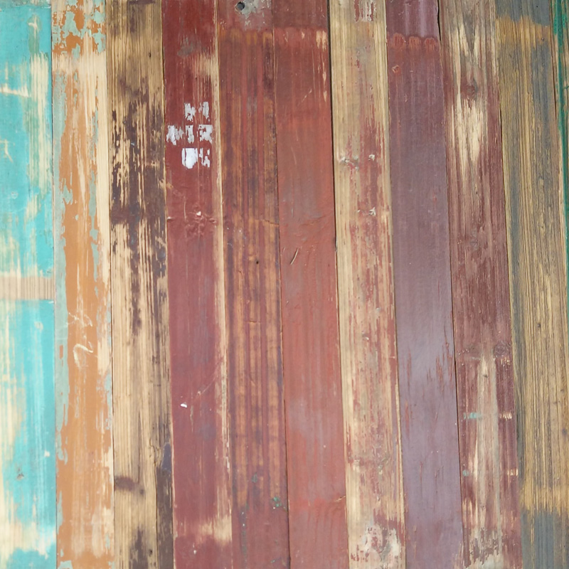 reclaimed old wood strips