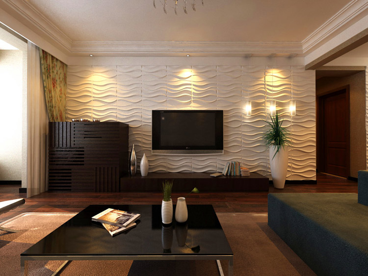 3D Wall Panels Plant Fiber