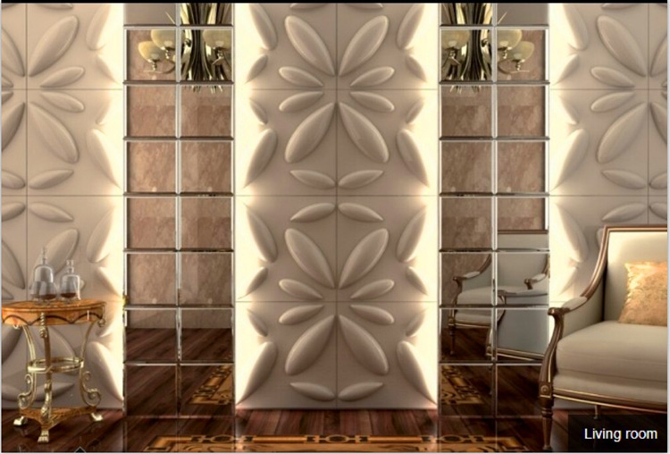 Embossed 3D Wall Art Plant Fibers Wall Panels 1 Box 32 Sq.Ft